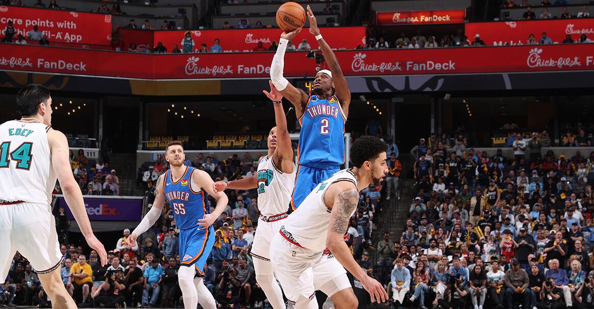 开云体育下载-灰熊险胜雷霆，汉密尔顿送出助攻