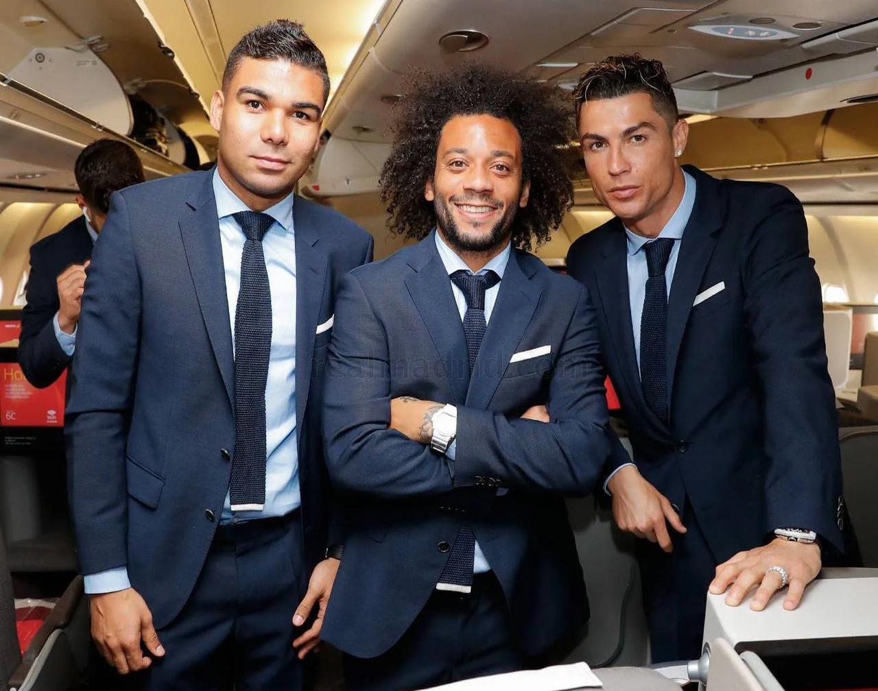 皇家马德里队员全力以赴，取得胜利